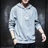 Men's Hoodies & Sweatshirts Men Letter Print Long Sleeves Cotton SweaterShirt Hip Hop Casual Stitching Pullovers Streetwear Size M-4XL;YA117