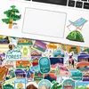 50PCS Skateboard Stickers Outdoor Camping Hiking For balance Car Helmet Pencil Case Diary Phone Laptop Planner Decoration Book Album Kids Toys Decals