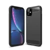 Capas telefônicas de fibra de carbono para iPhone 13 11 12 Pro Mini x XR XS MAX 6 6S 7 8 PLUS Capa para Samsung S21 S20 Ultra S10 S9 S8 Nota 20 10 9 DHL Navio