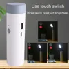 Torcia pieghevole Emergenza Power Bank Lampada da tavolo USB Ricaricabile 3 Luminosità Luci notturne per campeggio Scrivania Lettura Escursionismo