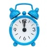 Mini Metal Alarm Clock Candy Color Table Clocks Round Vintage Electronic Clock Home Decor 4cm