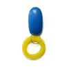 Pet Cat Dog Training Clicker Plastic New Dogs Click Trainer transparent Clickers With Bracelet Dog Supplies Wholesale