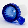 Colorful Pumpkin Shape Smoking Thick Glass 10MM 14MM 18MM Male Joint Bowl Filter Replaceable Portable Funnel Dry Herb Tobacco Oil Rigs Hookah Bongs Handpipes Tool