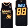 Nikivip özel McFly #88 Erkekler Film Gigawatts Basketbol Forması Dizli Hip Hop Partisi Formaları S-4XL Herhangi bir isim ve numara en iyi kalite