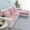 Velvet Plush L -formad soffa kuddeöverdrag för vardagsrum elastiska möbler soffan slipcover chaise longue soffa säte täcker sträcka 0624