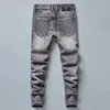 Designer Jeans för män Mode lyx Slim Elastisk Bee Brand Business Byxor Byxor Klassisk stil Man Denim fritidsbyxor Stora meter