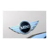 10pcs Lot Mini Cooper Logo 3D Car Stickers شعارات معدنية لشعار Mini Car الأمامي مع ملصق 3M لشارات السيارة Decord 234y