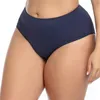 Beauwear High Waist Panties for Women Underwear Ladies Big Size Briefs Traceless Plus Thin Satin Sexy Female 220511