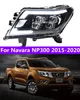 2 PCs Auto Car Head Light Teile für Navara NP300 20 15-20 20 LED-Lampen Scheinwerfer Ersatz DRL Dual Projector Facelift