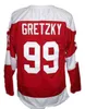 Nik1 2002-03 99 Wayne Gretzky Soo Greyhounds Hockey Jersey Broderie Cousue Personnalisez n'importe quel nombre et nom Jerseys