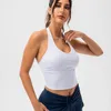 Sutiã de ioga feminino roupas de ioga roupas íntimas esportivas com decote halter senhora com almofadas no peito lindas costas sexy colete roupa interior esportes fitness roupas de ioga tops VELAFEEL