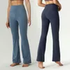 Terno de ioga feminino, calças largas de cintura alta, roupas de academia, corrida apertada, treinamento fitness, abdômen para movimento corporal, leggings, estiramento de 4 vias