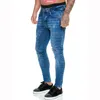 Jeans masculinos Casual Denim Troushers Boys Rousers 2022 Rapped Slim Fit Classic Youth Black e Bluemen's