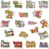 50st Cartoon English Words Stickers Skate Accessories Waterproof Vinly Sticker för bärbar datorfodral Beer Water Bottle Computer Car Sticker Dekaler