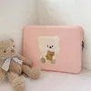 Evening Bags Bentoy Milkjoy Girls Soft Mini Laptop Bag 13 11 10.5 9.7inch Travel Business Mac Case Kawaii Korea Bear Women Cute HandbagEveni