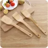 Bambu spatula naturliga bambu trä kök spatlar sked hållare matlagningsredskap middag mat wok spade kök tillbehör SXAUG15
