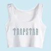 Top Sport Sport Trapstar Design Moda Inscrições Tops personalizados Mulheres 220316 S