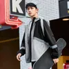 Semir Jacket Men 2021 Spring New Hooded Jacket Hit Color Ins Trendy Reflective Fashion Loose Trendy Clothes T220816