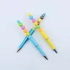 30pcslot Creative Beaded beads Not Included Advertising Gift Ballpoint Pen Can Be Customized with Printed 220704