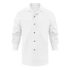 Camicie casual da uomo Manica lunga estiva da uomo Elegante designer Tinta unita Comodo cotone Lino Abbigliamento vintage CamisasMen's