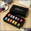12 كوبًا من الورق Aron Box Packaging der Type Biscuit Pastry Chocolate Cake Boxes for Wedding Party Gift 50pcs Drop Delivery 2021 Packing Offi