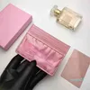 Clutch Bags lady wrinkled sheep leather bag business card holder wallet