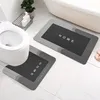 Banyo tuvalet paspasları Set süper emici banyo halı kaymaz giriş paspas duş halılar nappa cilt zemin alfombra bao 220504