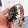 Men's multi-function quartz watch waterproof design sapphire mirror high quality brand watch wholesale 48mm large dial