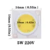 50W LED BULB Cob Chip High Power 220V sem necessidade de lâmpada de lúmen alta para holofote de inundação interna externa DIY LED LED WHITE H220428