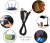 Voeding USB-kabel met DC-aansluiting 5,5 x 2,5 mm, USB 5V naar DC 12V-kabel 90 cm