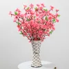 Декоративные цветы венки персик цветение искусственное шелк 10 шт.