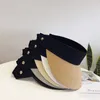 Summer Empty Top Suncap Portable Foldable Magic Rollup Beach Wide Brim Women Sun Hat Casual Straw Cap Visors 220617