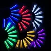 Party -Dekoration 1PC Luminous Folding Fan 13inch LED Play Bunte Hand gehalten Abanico Fans für Tanz Neon DJ Nacht Clubparty AA