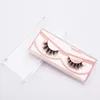 Eyelashes de vison 3D banda flexível flexível Falso cílio natural grossa cura cacheada cílios falsos cílios de extensão Crueldade de maquiagem Free Line Lash Atacado