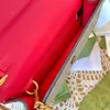 Kettentasche Handtasche Umhängetaschen Mode Damen Geldbörse PVC16,5 cm Größe Briefdruck