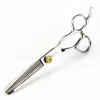 pipe brand 5.5/6.0 inch 440C barber hair cutting scissors 62HRC fine polishing stainless steel professional