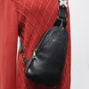 Wegańskie paczki z dniem skóry brązowe torby na pruszki z haftą gitarą pasek na ramię na zewnątrz kobiety torebka na ręce za darmo torba podróżna Domil2010