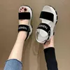 FAD 여름 새로운 여성 웨지 샌들 디자이너 플랫폼 스포츠 신발 2022 브랜드 펌프 슬리퍼 드레스 워킹 슬라이드 여성 신발 Y220421