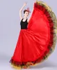 Stage Wear Women Flamenco Skirts Belly Dance Skirt Spanish Costumes Brazil Gypsy Big Swing 180/360/540/720 Degree