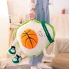 Cm New Avocado Cuddles Cute Basketball Cushion Kawaii Fruit Sport Stuffed Doll For Children Birthday Gift J220704