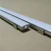 Perfil de aluminio extruido negro W17 * H7 de 2,5 m/Uds., tira de luz Led para techo, perfil de aluminio en forma de U con difusor