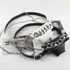 2022 Cintura da donna con topseller all'ingrosso con accessori per catena in vita femminile Decorazione in metallo Cintura di moda per messenger per ragazza classica cintura di lusso