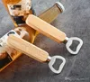 Apribottiglie con manico in legno più recente Apribottiglie in legno portatile portatile Utensili da cucina per la casa Regalo di nozze