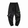 Men's Cargo Pants Kpop Streetwear Reflective Letters Joggers Men Trousers Harem Pants Casual Men Clothing Elastic Waist Men Pant G220507