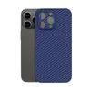 Carbon Fibre PP Phone Case Ultra Thin Matte Frosted Flexible Back Cover for iphone 13 12 mini 11 pro max x xs xr 7 8 6 plus DHL