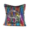 13 Pillow cover de moda Tampa de lantejoulas Tampa de lantejoulas Sublimação Passagem de almofada de almofada Passagem decorativa que muda de cor Presentes 0411