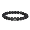 Olika Natural Energy Stone Handgjorda Beaded Strands Charm Armband för Män Kvinnor Party Club Yoga Sports Smycken