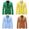 Purple Red Sky Blue Pink Brown Yellow Green Blazer For Men Slim Fit Mens Casual Blazer Jacket 6XL Big Size Formal Blazers 220514