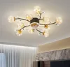 リビングルームファン天井ランプ2022寝室の新しい光シンプルなモダンファミリールームダイニングエレクトリ