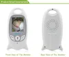 VB601 Video Baby Monitor Monitor Wireless 2.0 '' Babysitter 2 voies Talk Talk Vision Température de sécurité Nanny Caméra 8 berceuses